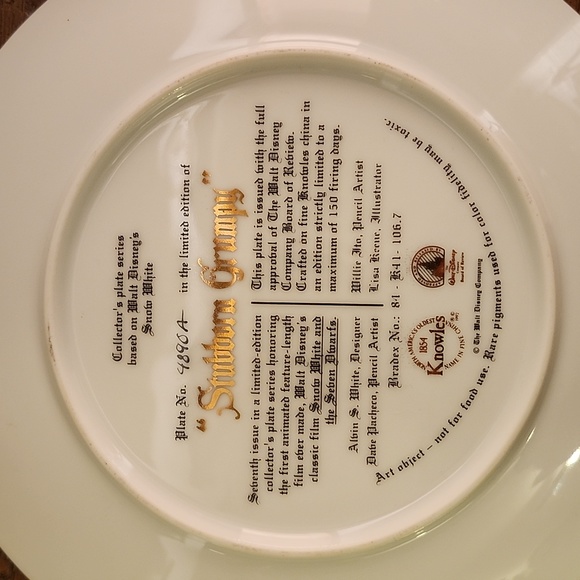 Walt Disney Collector Plates (set of 3) vintage - Picture 5 of 16